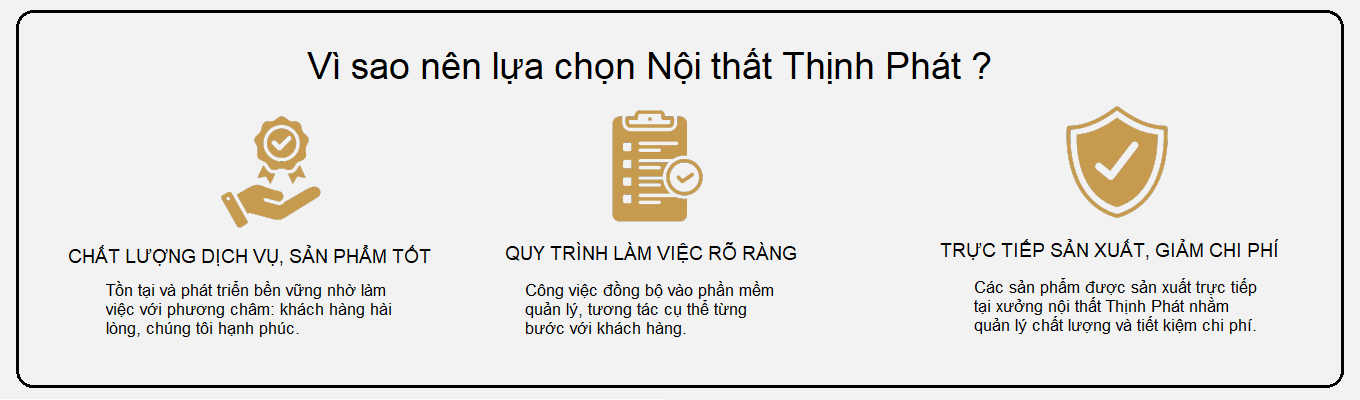 Lựa chọn nội thất Thịnh Phát